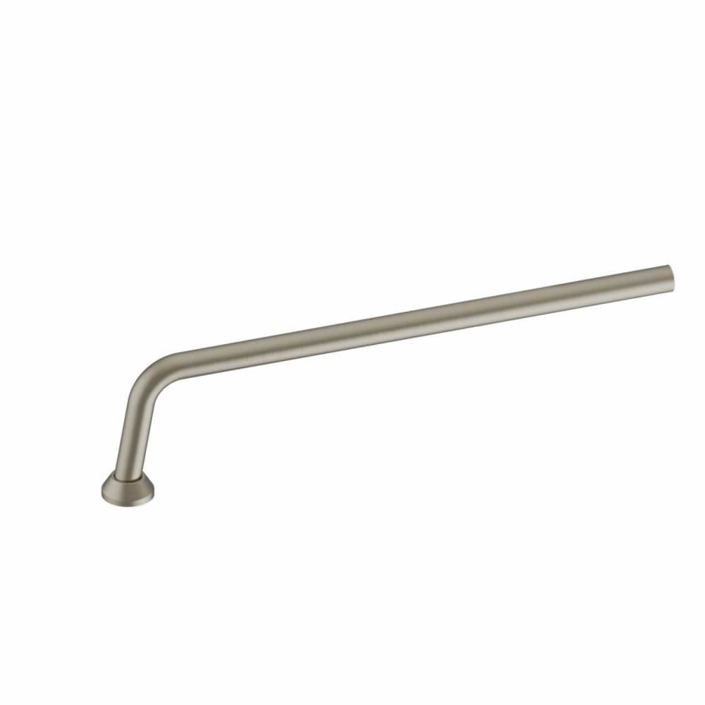 Burlington Exposed P Trap Connection Pipe in Brushed Nickel (1)