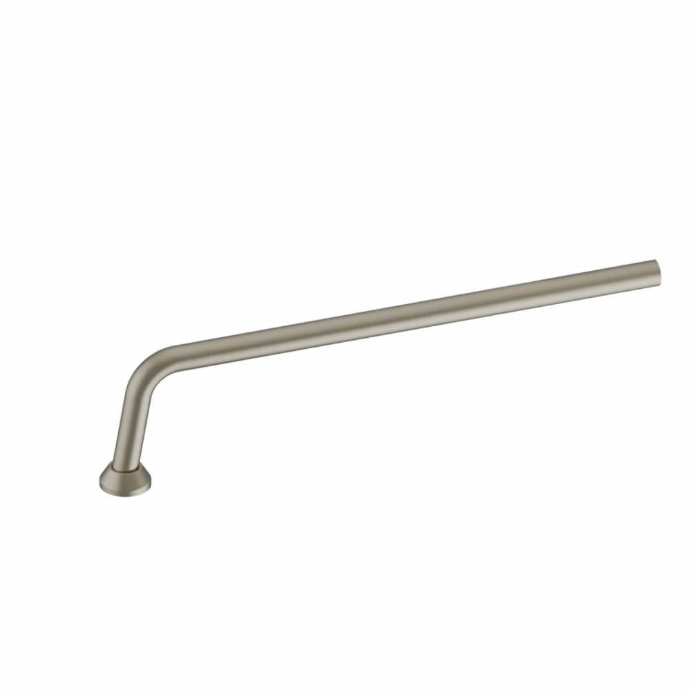 Burlington Exposed P Trap Connection Pipe in Brushed Nickel