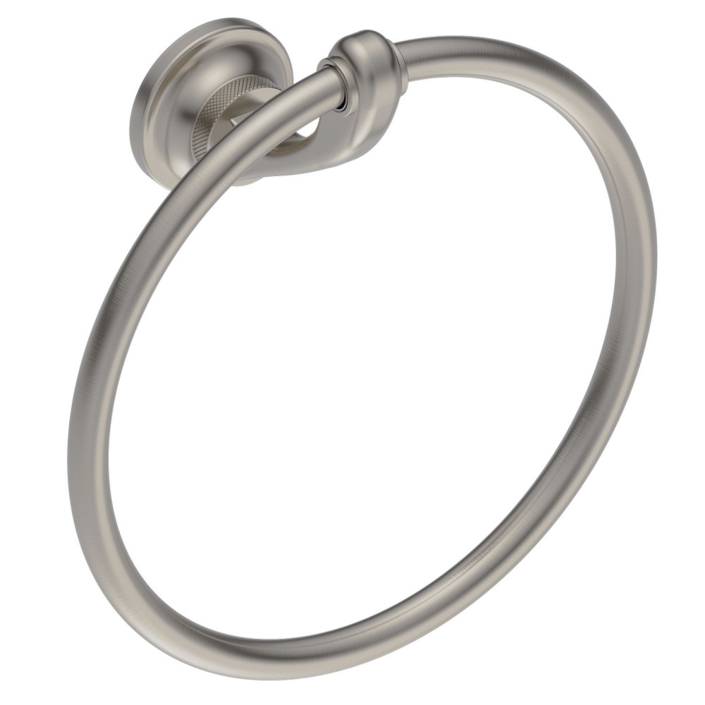 Burlington Guild Brushed Nickel Towel Ring