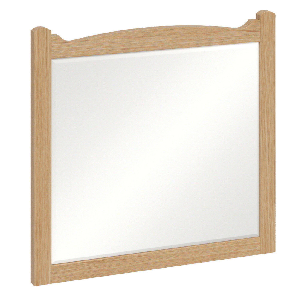 Burlington Guild Light Oak 600mm Traditional Bathroom Mirror