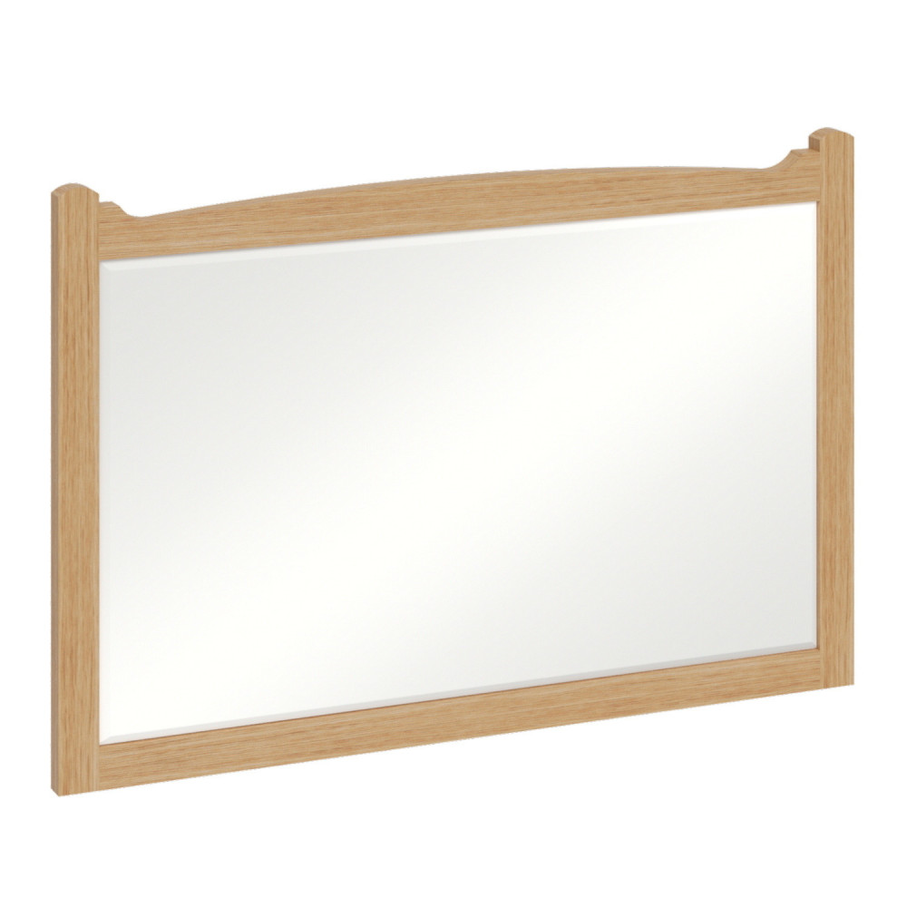 Burlington Guild Light Oak 850mm Traditional Bathroom Mirror