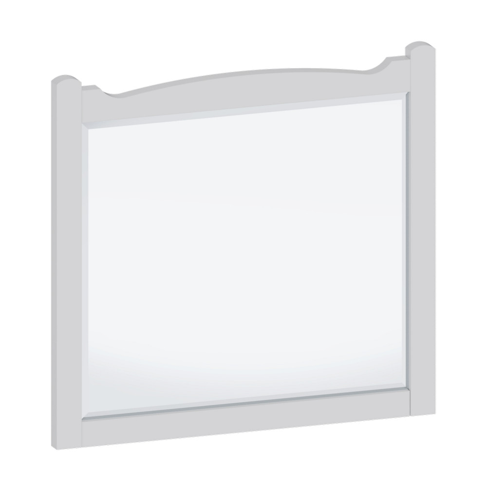 Burlington Guild Varley White 600mm Traditional Bathroom Mirror