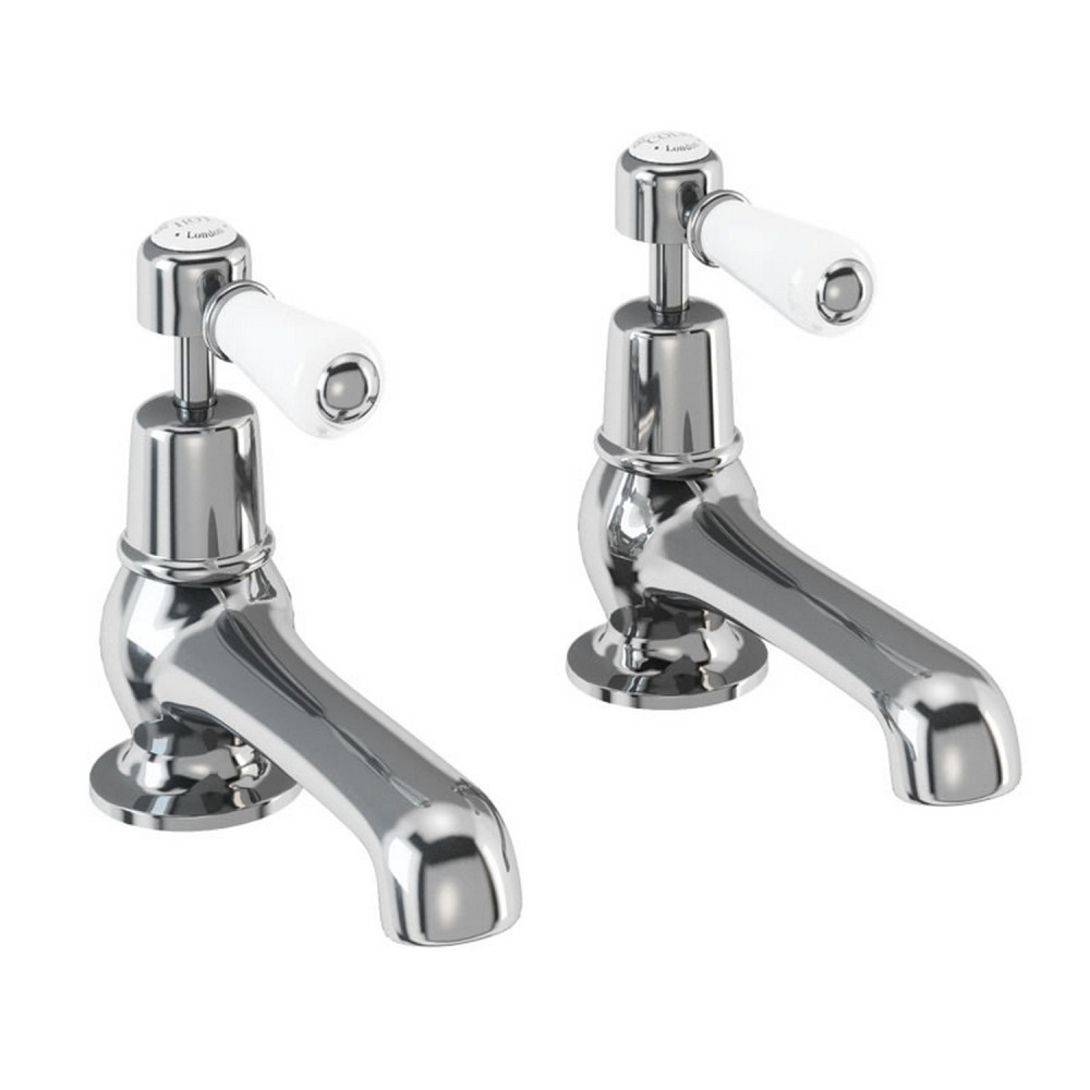 Burlington Kensington Bath Pillar Taps