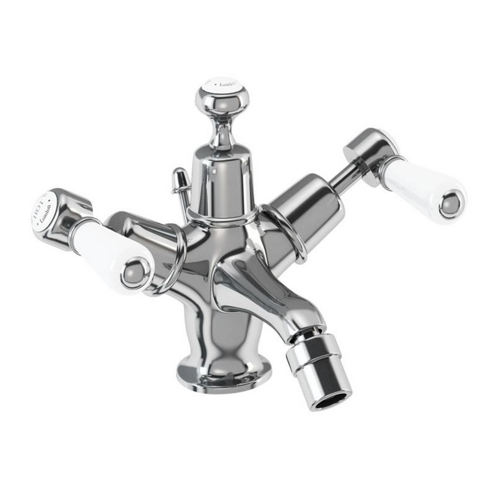 Burlington Kensington Monobloc Bidet Mixer with Pop Up Waste