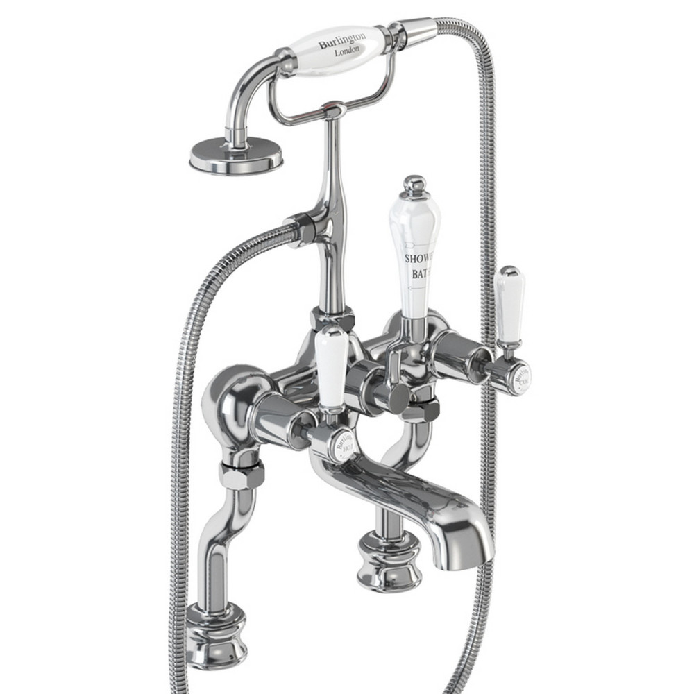 Burlington Kensington Regent Deck Mounted Bath Shower Mixer