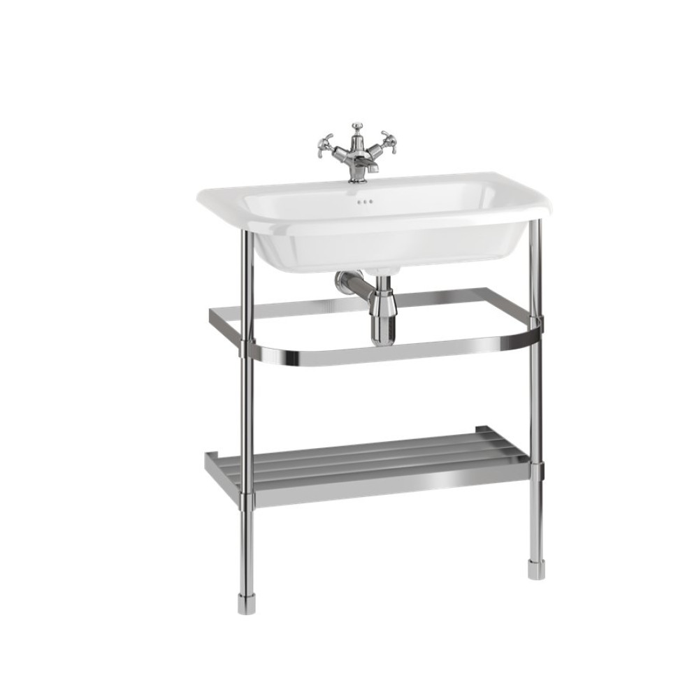 Burlington Large 750mm Roll Top Natural Stone Basin and Washstand