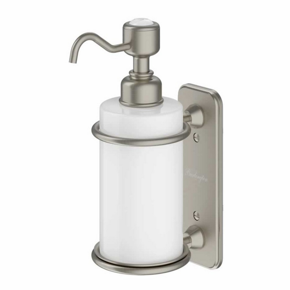 Burlington Liquid Soap Dispenser with Brushed Nickel Mount