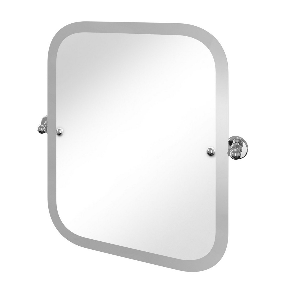 Burlington Rectangular Swivel Mirror in Chrome