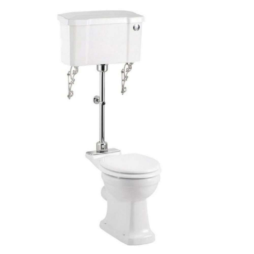 Burlington Regal Medium Level WC with 520 Push Button Cistern