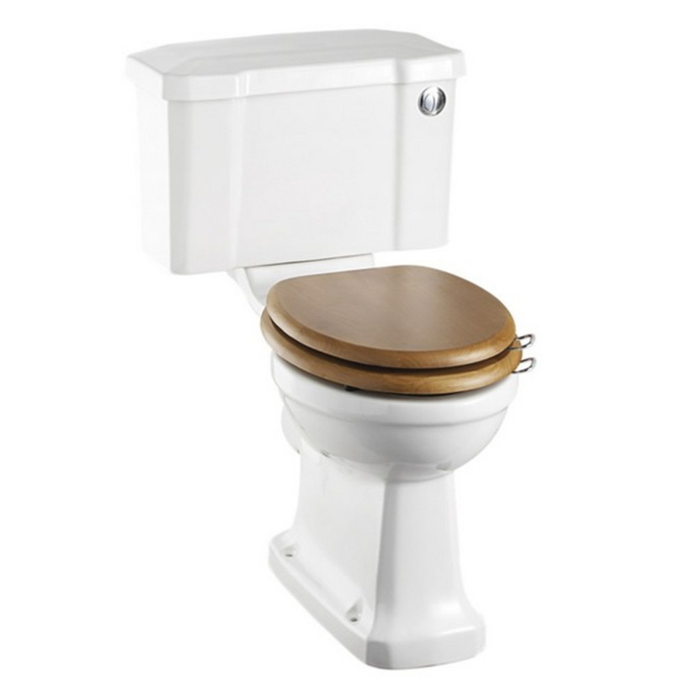 Burlington Rimless Close Coupled Pan with Cistern 510 Front Button