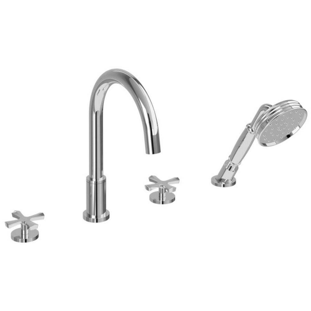 Burlington Riviera Chrome 4TH Bath Shower Mixer