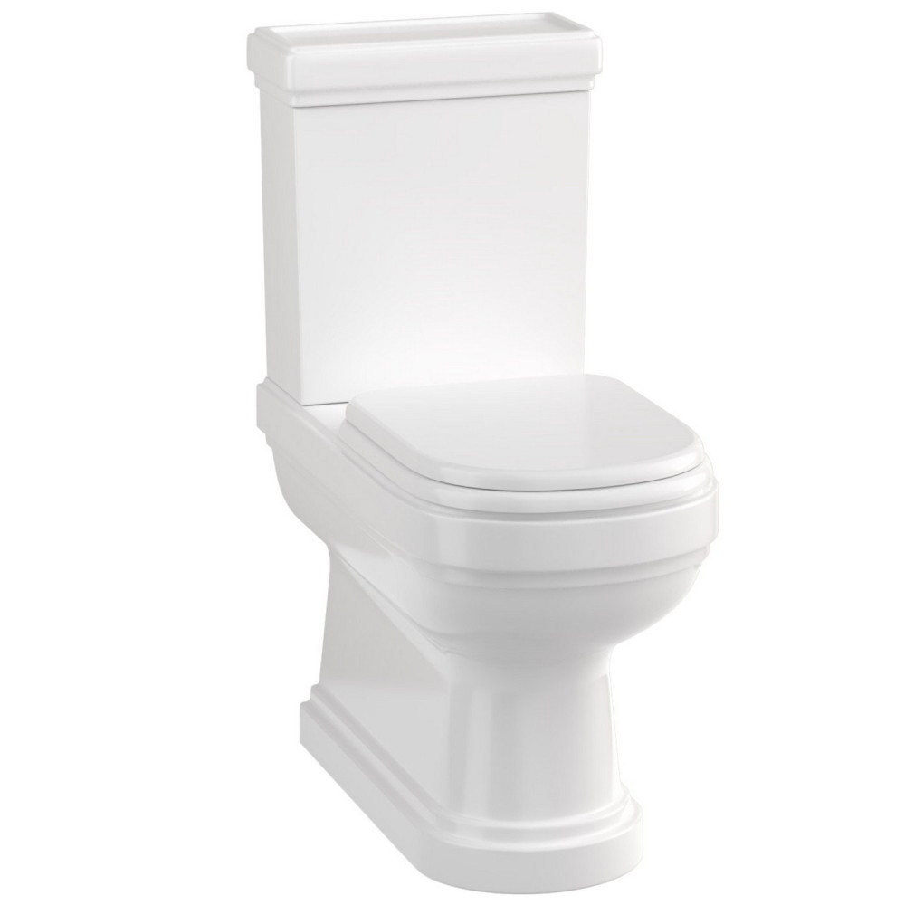 Burlington Riviera Close Coupled Closed Back WC with Cistern and Seat