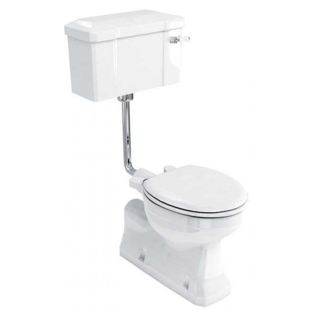 Burlington S Trap Low-Level WC With 520 Rear Entry Lever Cistern