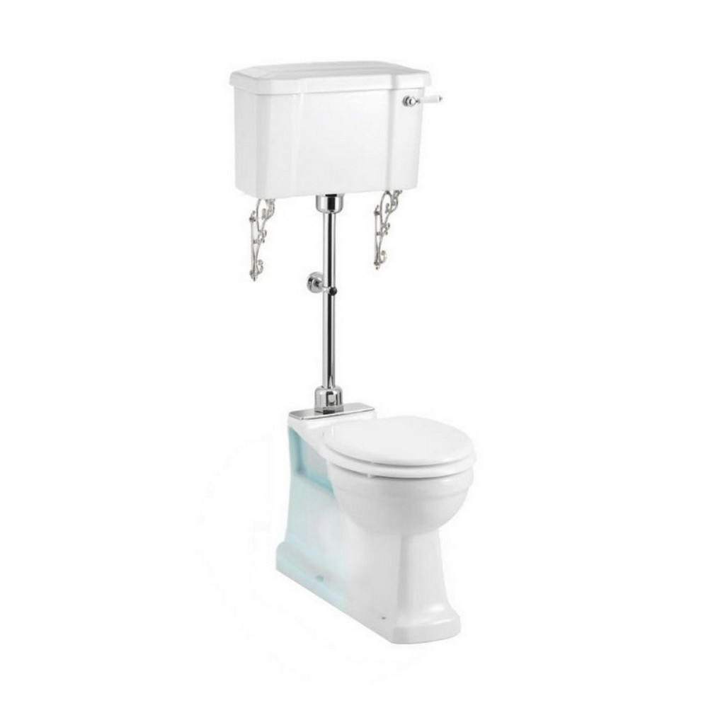 Burlington S Trap Medium Level WC With 440 Lever Cistern