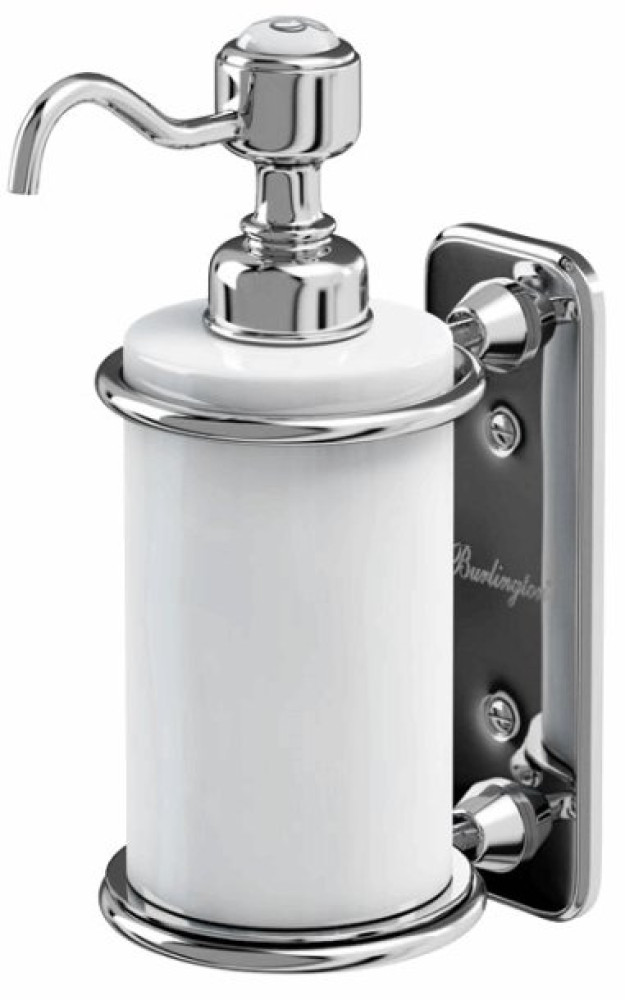 Burlington Single Soap Dispenser with Chrome Mount A19 CHR