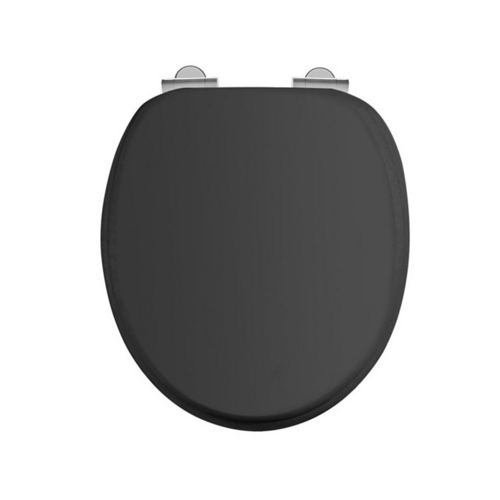 Burlington Soft Close Toilet Seat in Gloss Black (1)