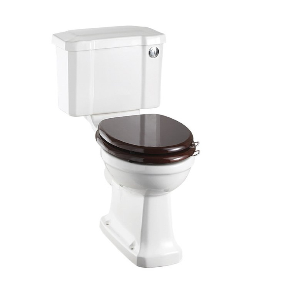 Burlington Standard Close Coupled WC with Slimline Push-Button Cistern