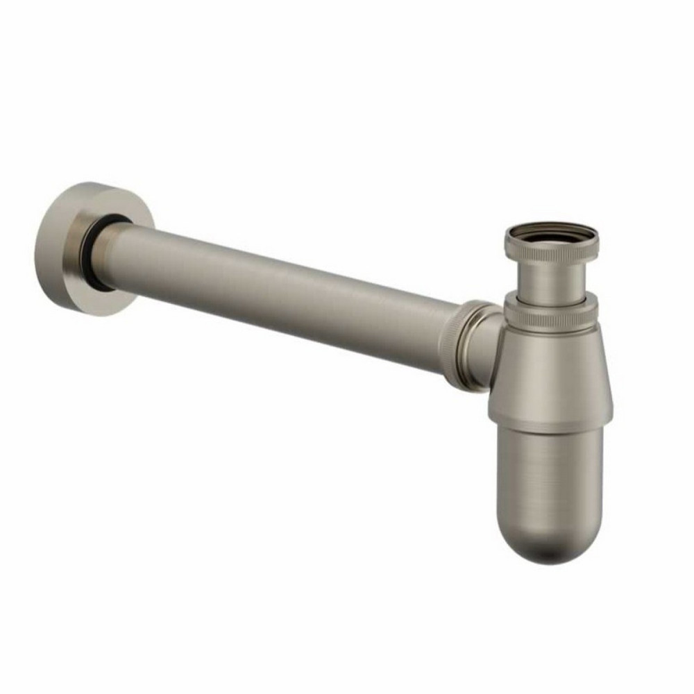 Burlington Traditional Bottle Trap Brushed Nickel