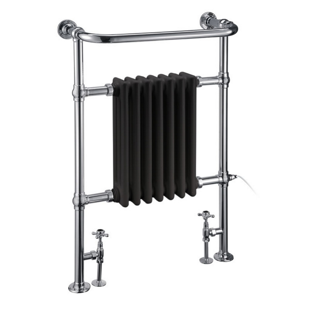 Burlington Trafalgar Black Towel Radiator