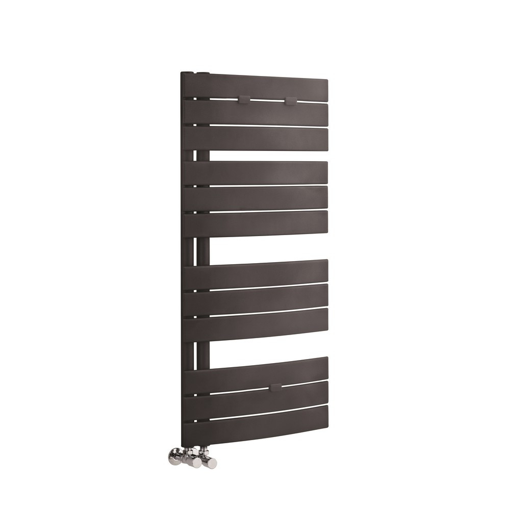 ​Hudson Reed Elgin Anthracite Designer Heated Towel Rail 1080 x 550mm