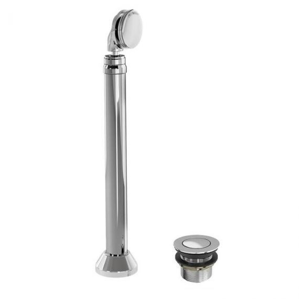 Clearwater Formoso Sprung Plug Bath Waste & Overflow - Un-Slotted - Chrome