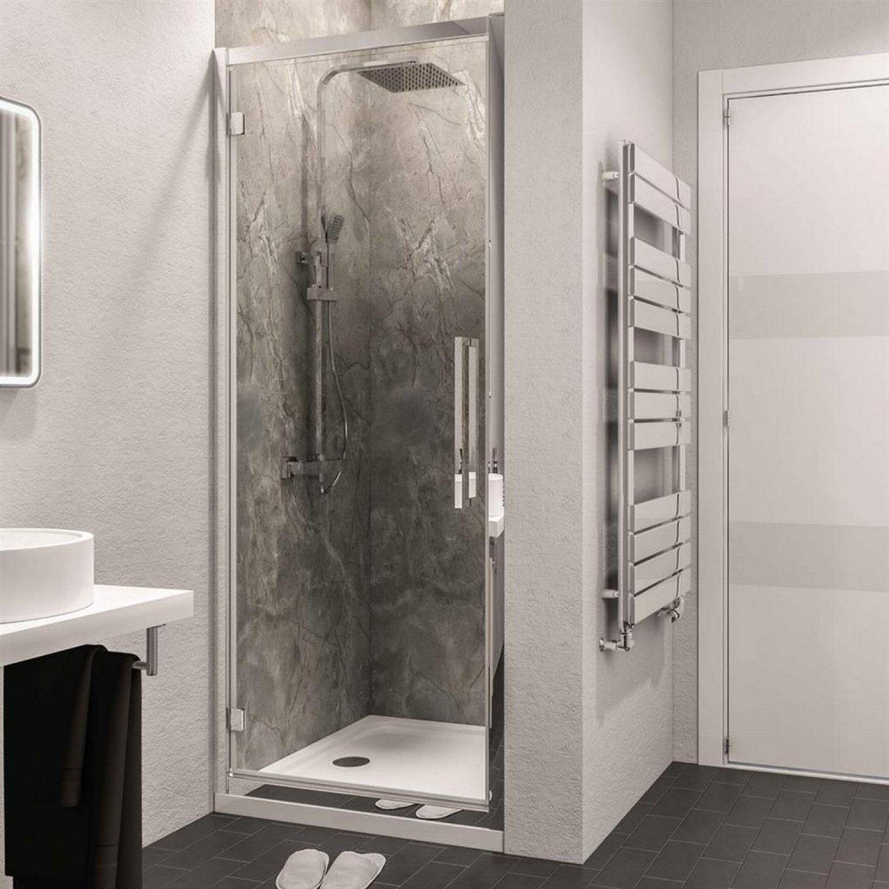 Corniche 2000 Chrome 1000mm Hinged Shower Door