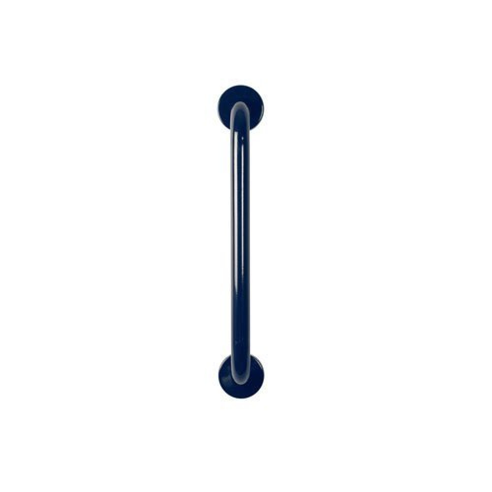 Croydex 450mm Stainless Steel Straight Grab Bar - Blue
