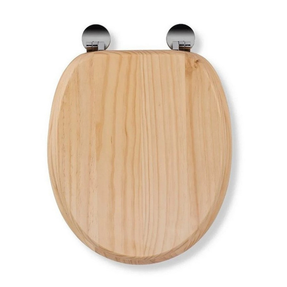 Croydex Flexi-Fix Davos Blonded Pine Toilet Seat (1)