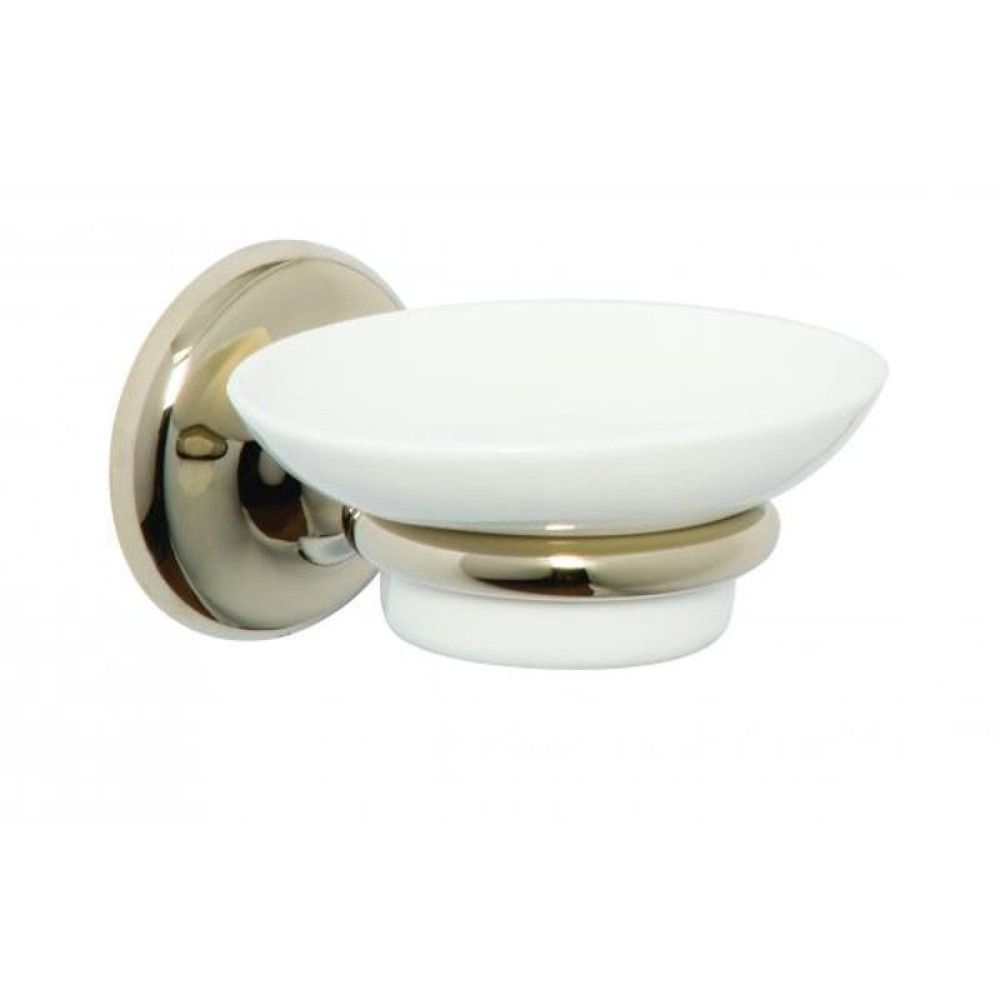 S2Y-Croydex Flexi-Fix Grosvenor Gold Soap Dish & Holder-1