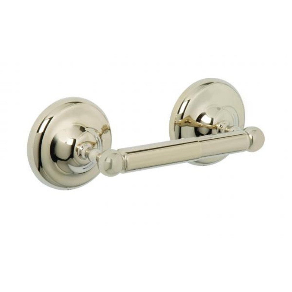 S2Y-Croydex Flexi-Fix Grosvenor Gold Spindle Toilet Roll Holder-1
