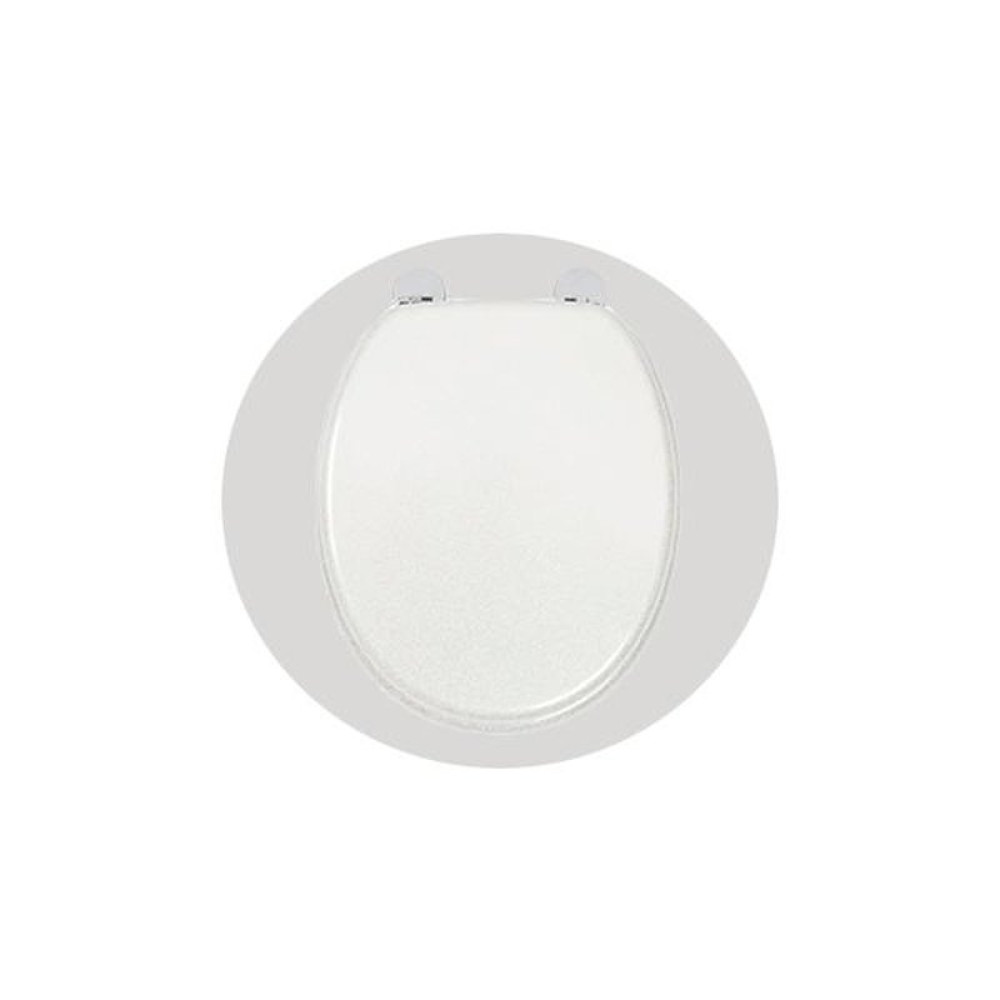 Croydex Flexi-Fix White Quartz Toilet Seat-1