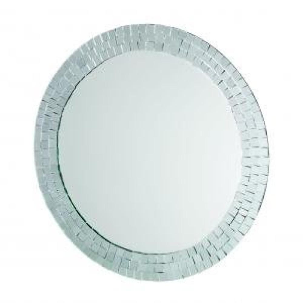 Croydex Meadley Circular Mirror with Mosaic Surround