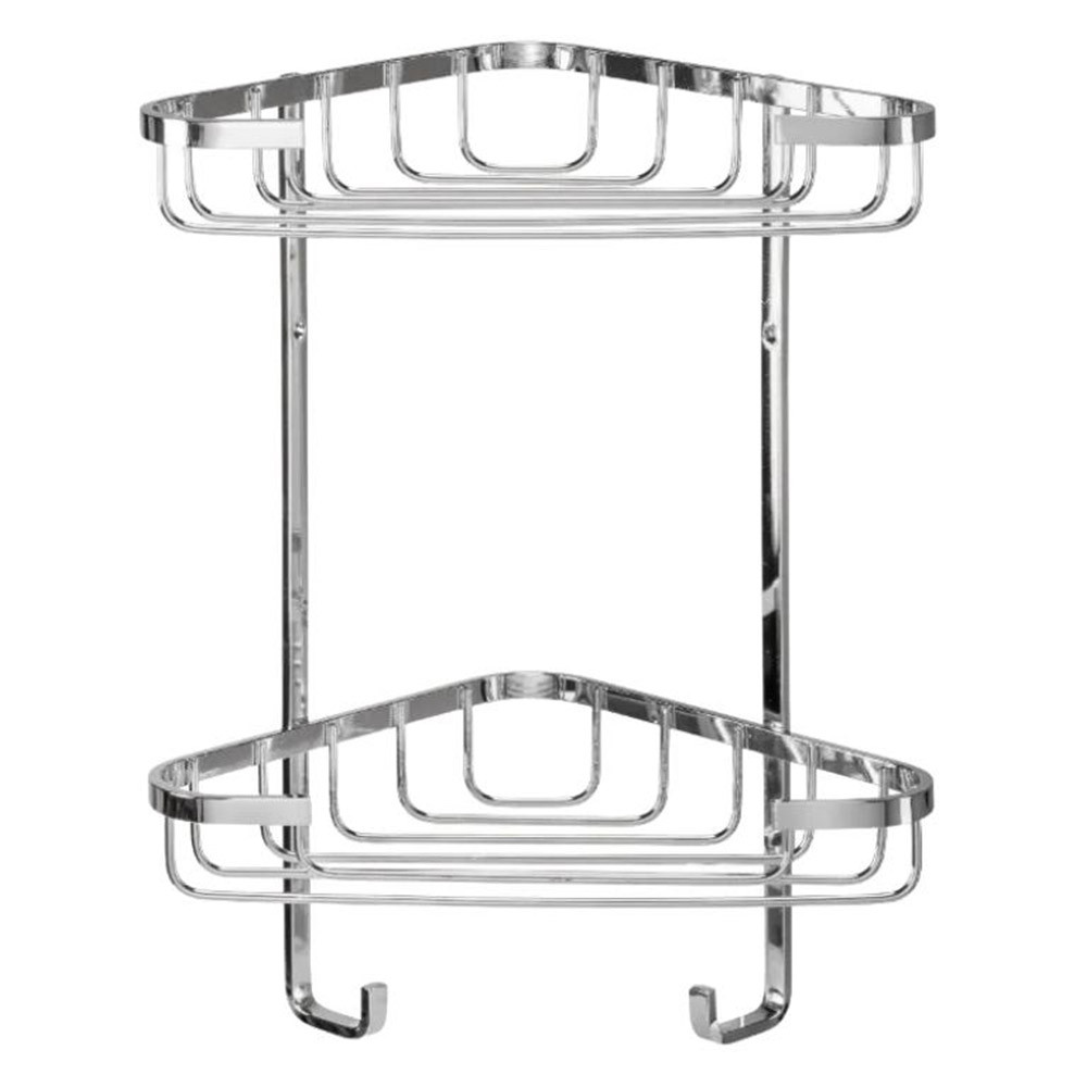 Croydex Small Two Tier Corner Basket 1