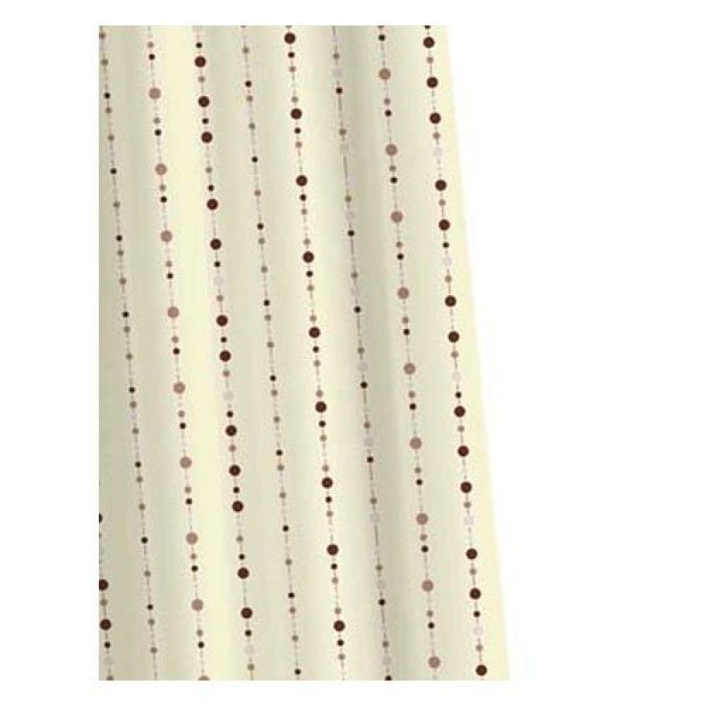 Croydex Textile Shower Curtain - Dotty