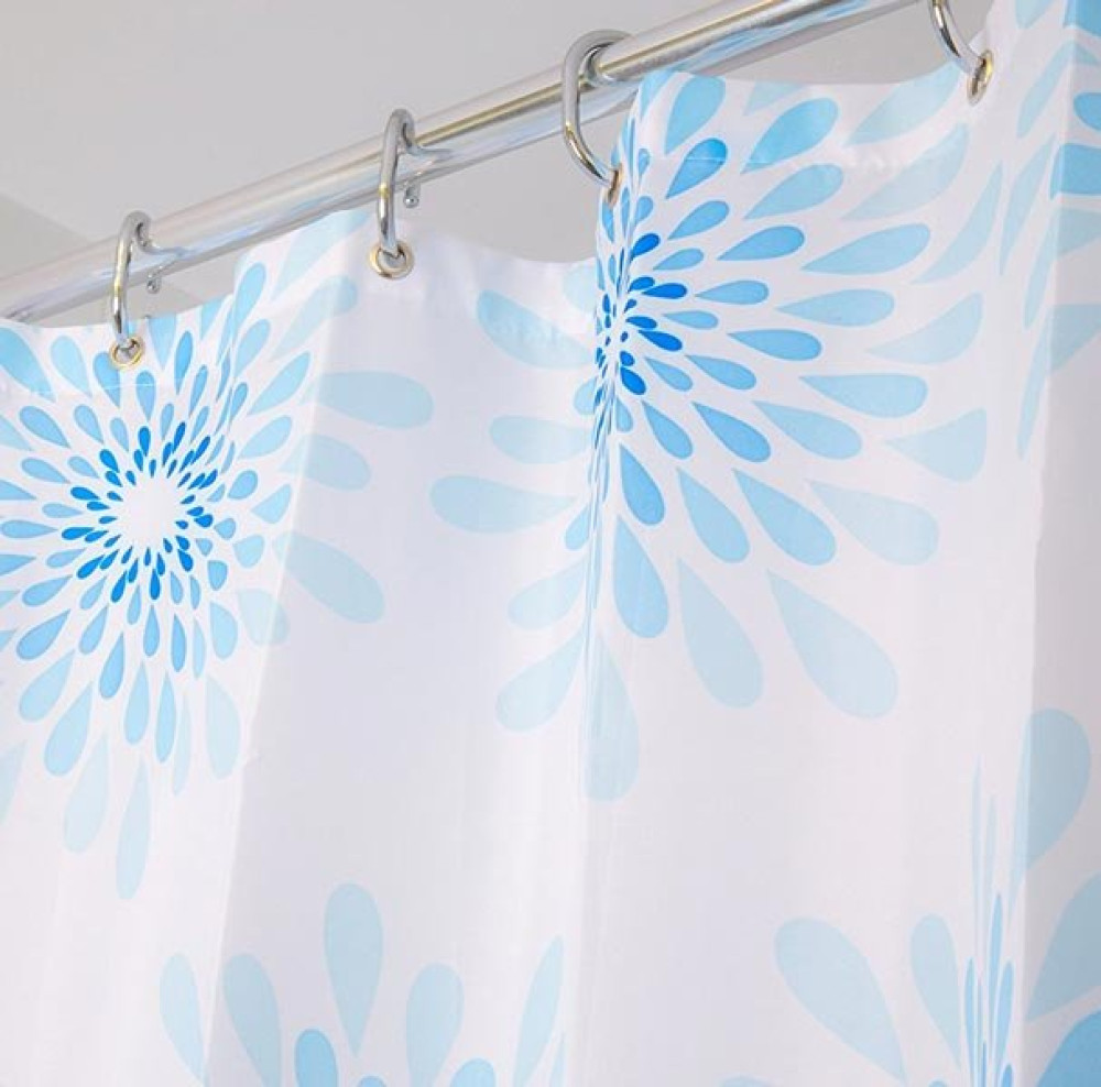 Croydex Textile Shower Curtain - Splash