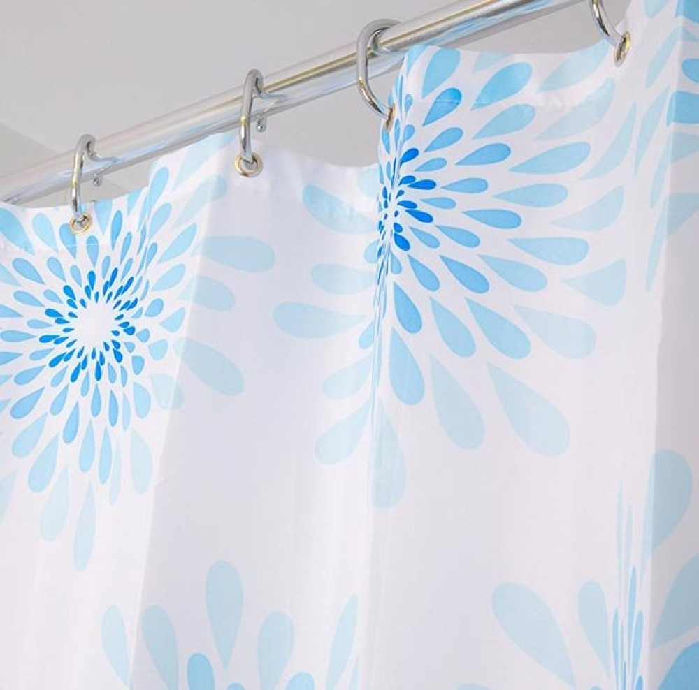 Croydex Textile Shower Curtain - Splash