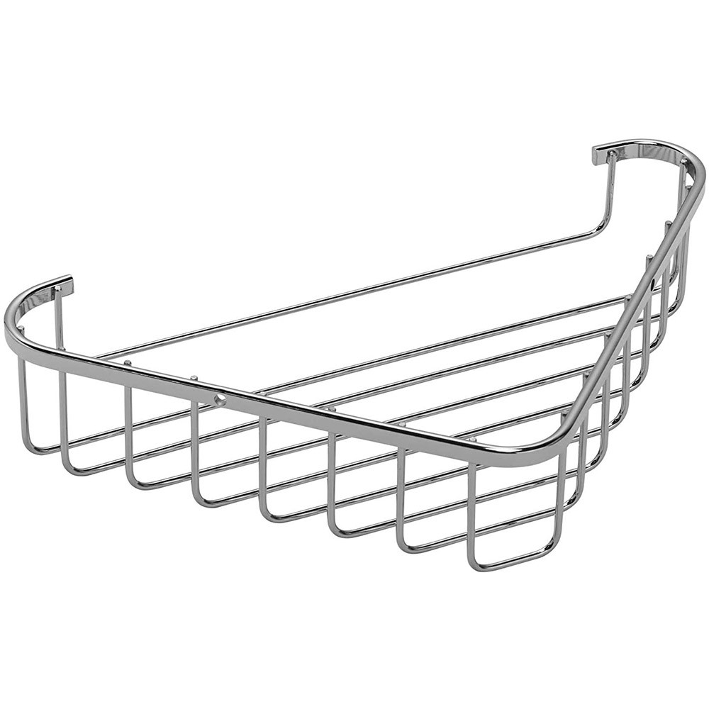 Croydex Wire Wall Mounted Corner Basket 1