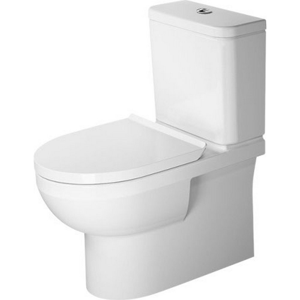 Duravit No 1 Close Coupled Closed Back Rimless WC