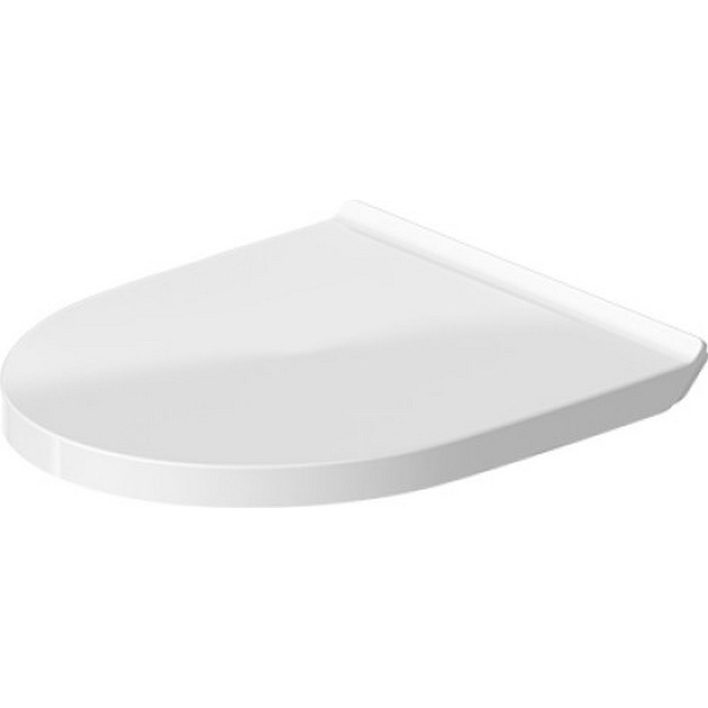 Duravit No 1 D Shaped Soft Close White Toilet Seat and Cover
