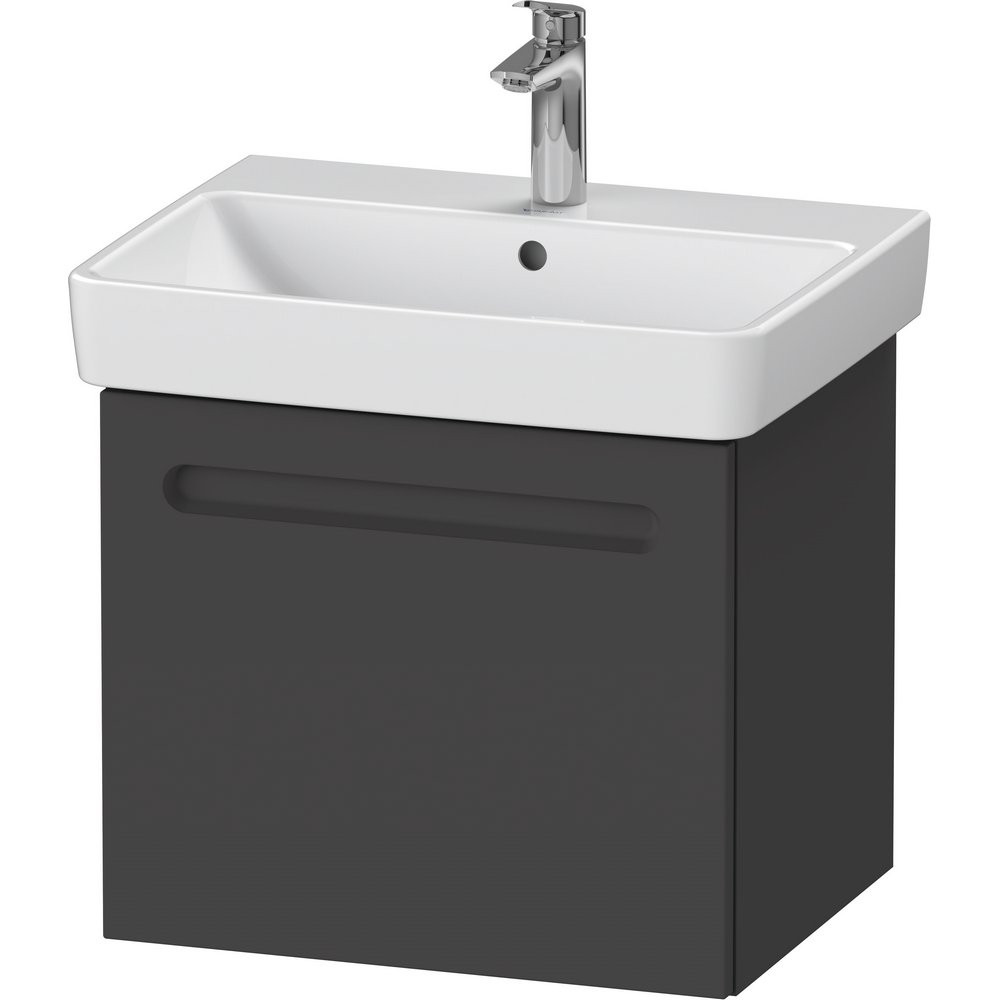 Duravit No 1 Matt Graphite 540mm Wall Hung Vanity Unit and Basin