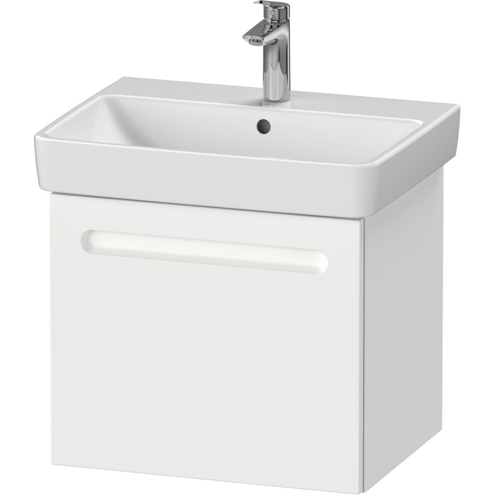 Duravit No 1 Matt White 540mm Wall Hung Vanity Unit and Basin