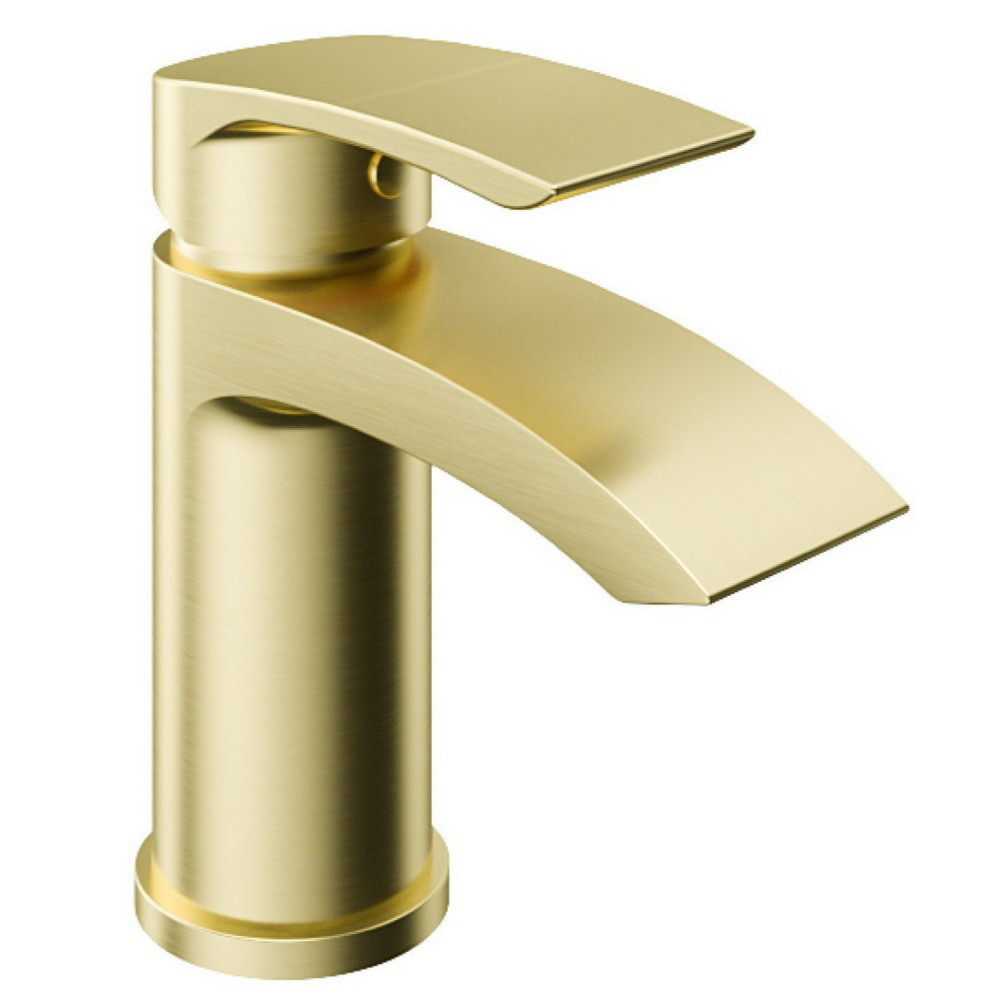 Eastbrook Alveston Brushed Brass Basin Mixer with Waste