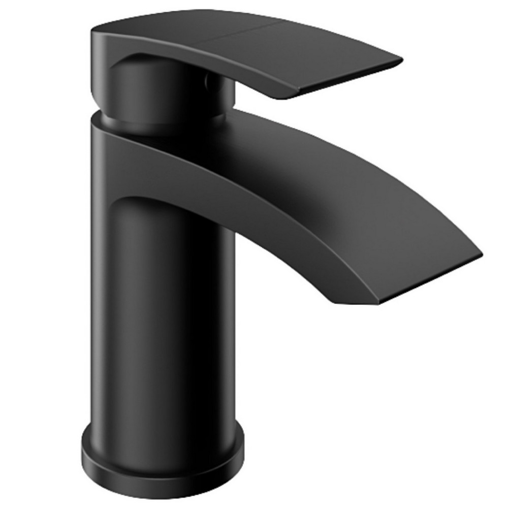 Eastbrook Alveston Matt Black Basin Mixer with Waste
