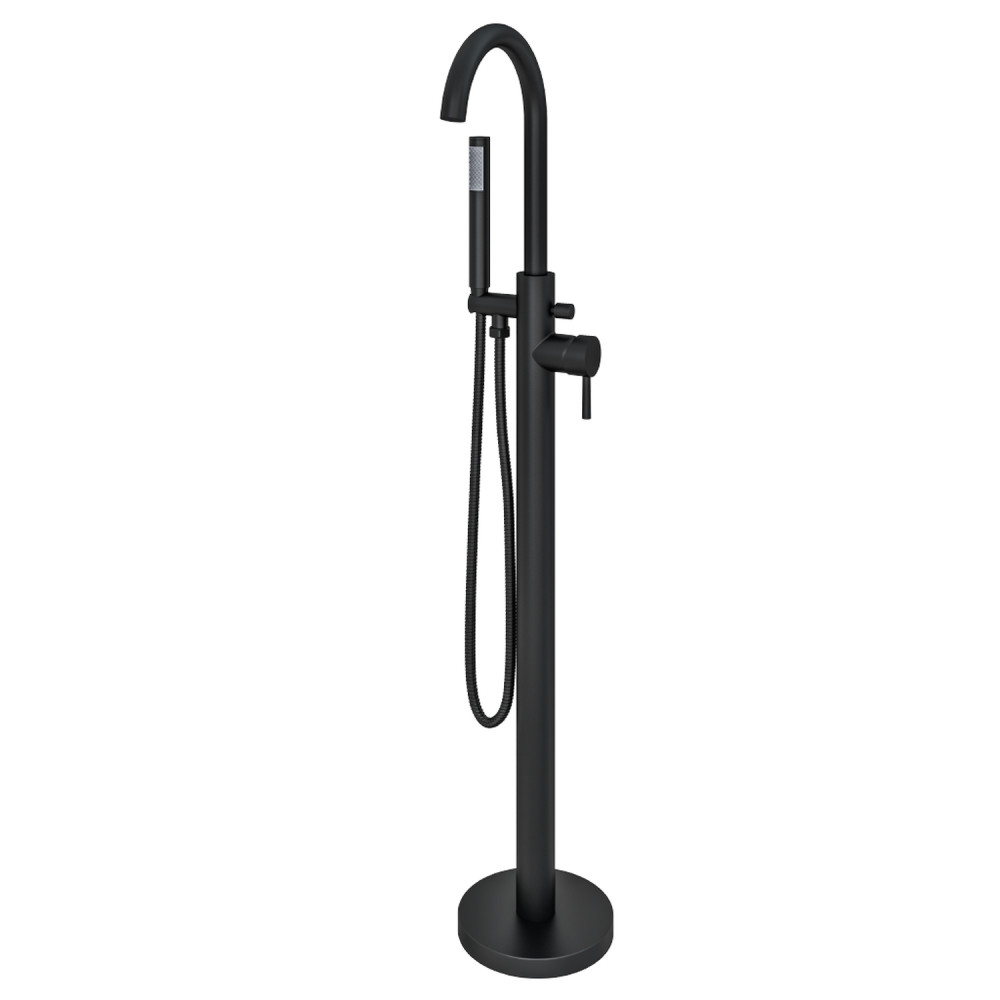 Eastbrook Ardley Black Freestanding Bath Shower Mixer