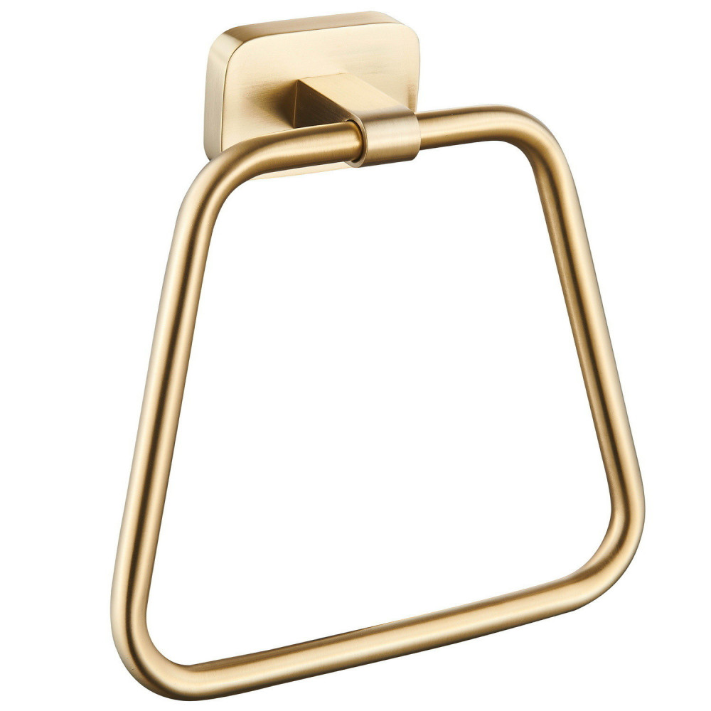 Eastbrook Asti Brushed Brass Towel Ring