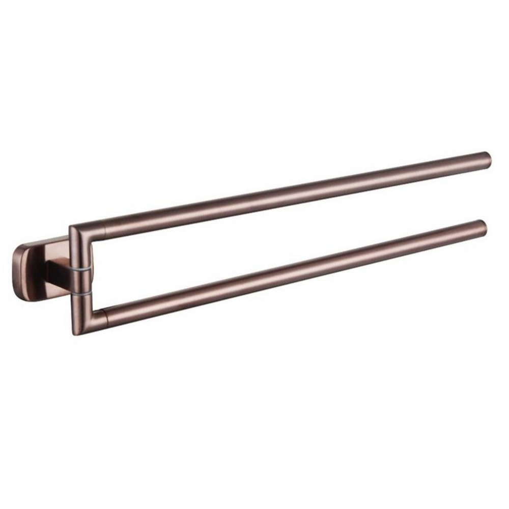 Eastbrook Asti Brushed Bronze 400mm Double Split Towel Rail