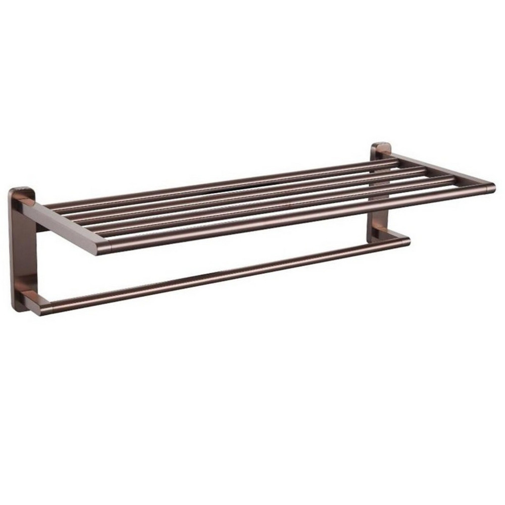Eastbrook Asti Brushed Bronze Towel Shelf