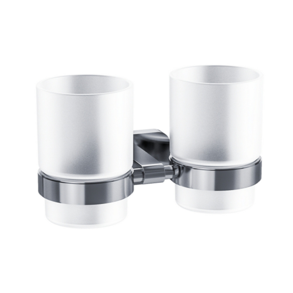 Eastbrook Asti Chrome Double Tumbler Holder
