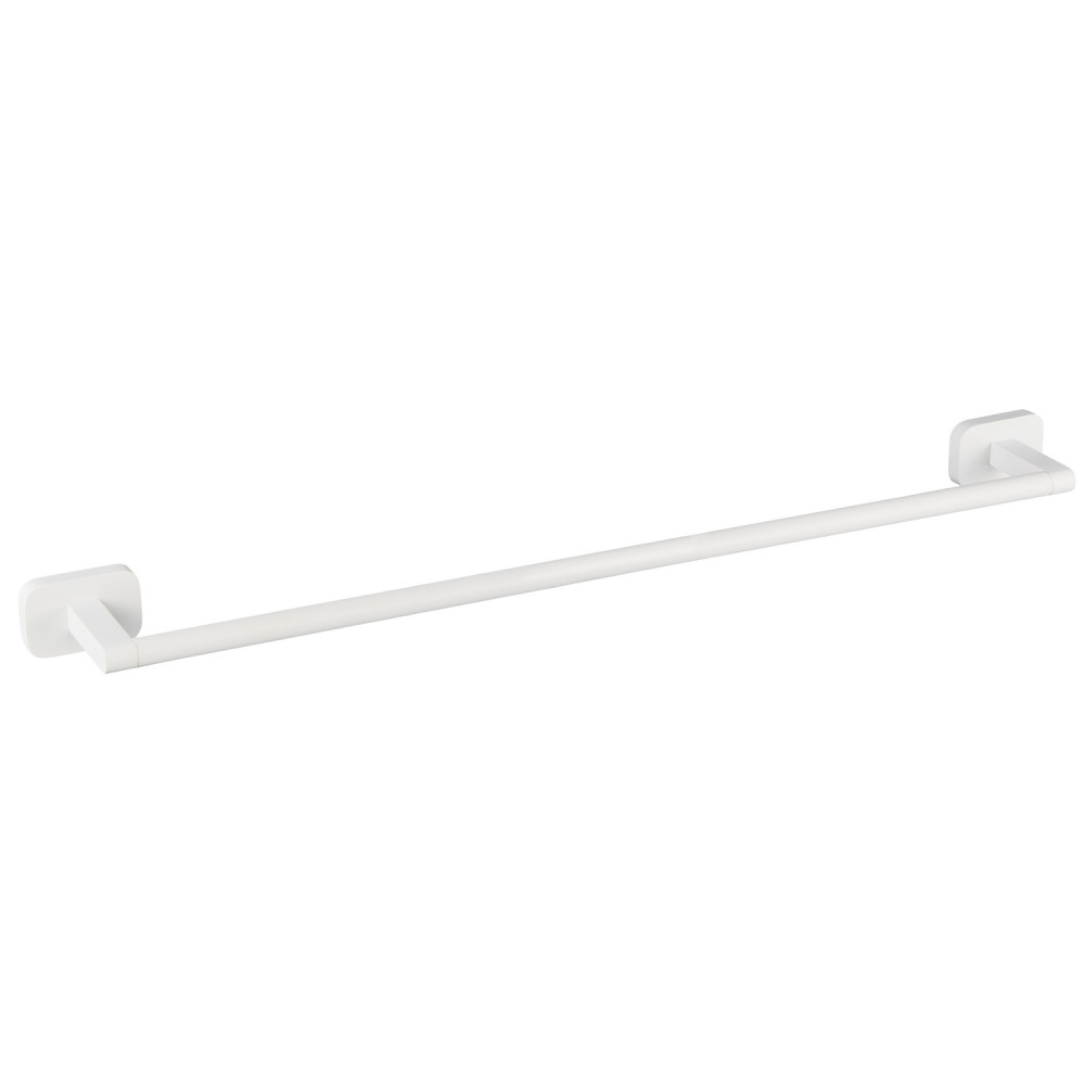 Eastbrook Asti Matt White 600mm Single Towel Rail