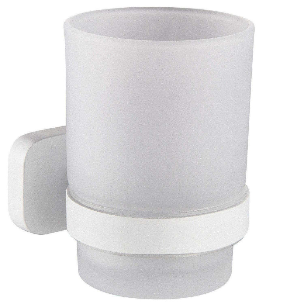 Eastbrook Asti Matt White Tumbler Holder